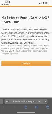 The providers name was Stephen rishon Levinson please be aware and be care ful with your children around this provider