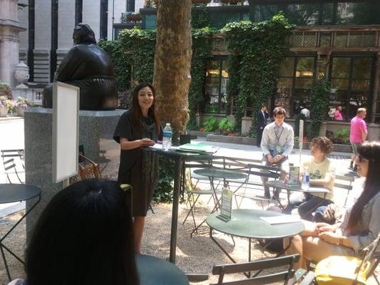 Japanese lessons in Bryant Park Summer 2012