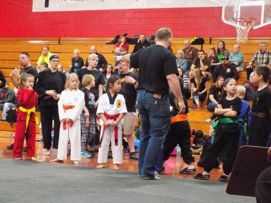 Sensei Walker Directing the action at the first WAMA Midwest Open.