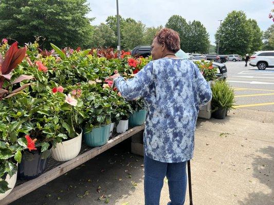 Client shopping @ Lowe's