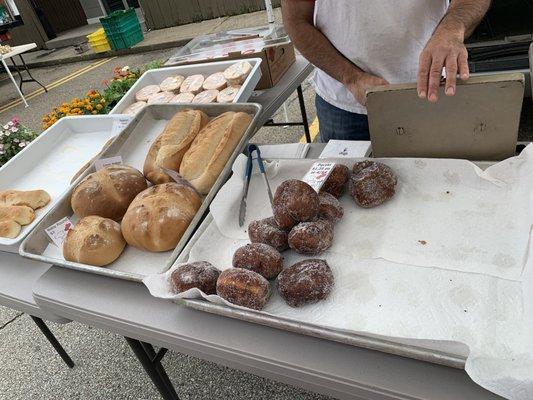 Vegan desserts from Vibo's at the Squirrel Hill Sunday farmer's market