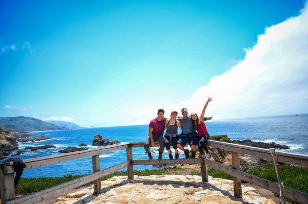 Our Cal Coast family taking a break in Big Sur.