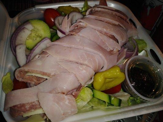 Large antipasto salad. Yummy!