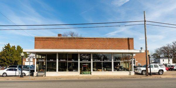 Here's a street view shot of our shop!