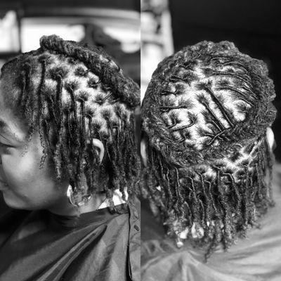 Loc retwist and style