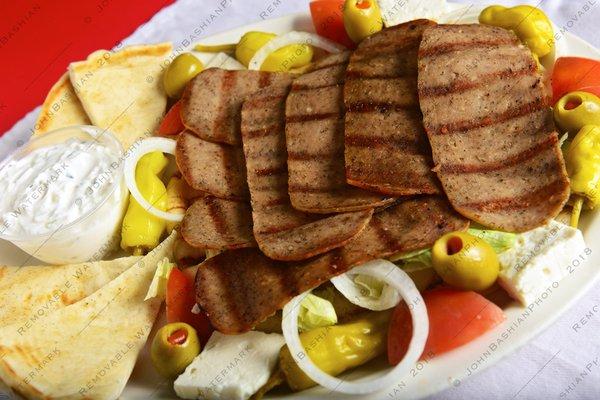 A delicious Gyro Platter, great for sharing.