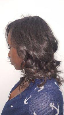 Stylist: Brandi Basic Service Press & Curl (Natural Hair NO! Extentions)