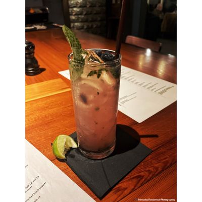 Blueberry mojito | #intenselypassionatephotography