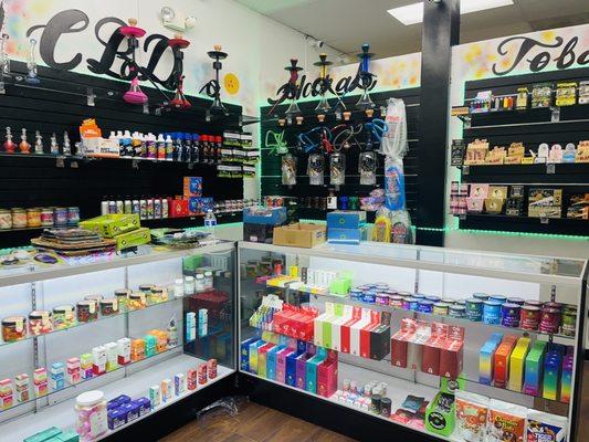 Offering CBD, Hookah, and tobacco products