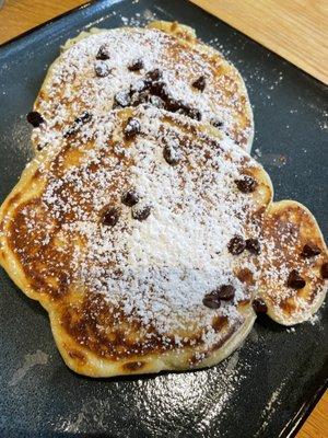 Kids chocolate chip pancakes