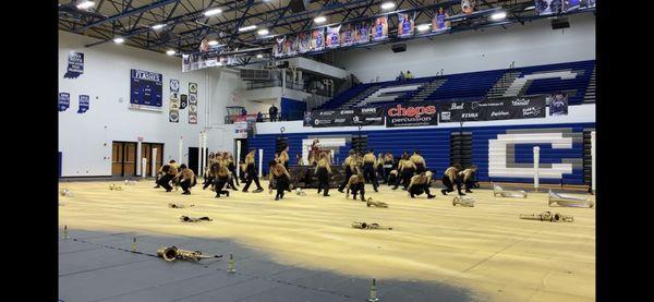 Winter Winds indoor marching band competition