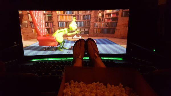 I shall lean back, enjoy popcorn and a movie.