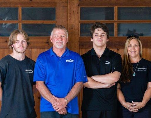 Meet Kevin & Tammy, the owners with their two sons Kevin Jr. & Korbin Cullers