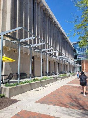 Cabell library.  Been renovated but a place I spent way too much time in and slept in!