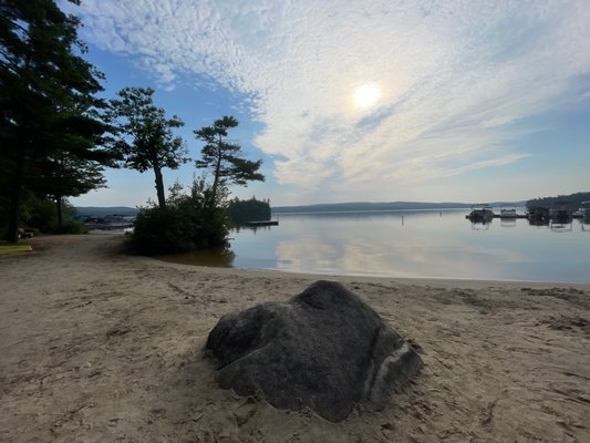 Early morning Four Season's campground beach photo