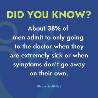 Fact about men's health.