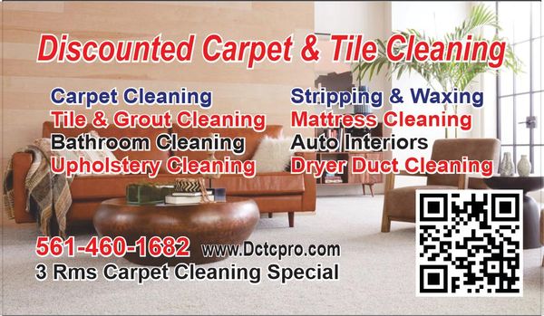 Discounted Carpet & Tile Cleaning