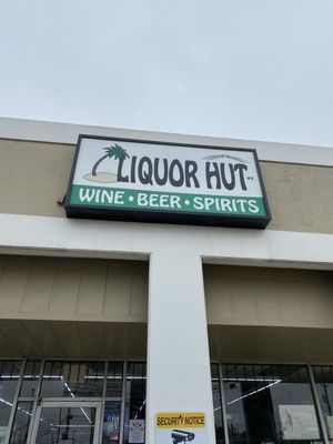 Liquor hut outside