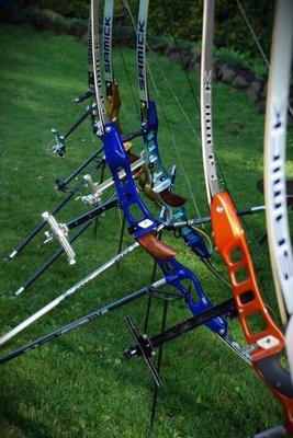 Cupid's Gate Olympic recurve archery equipment.