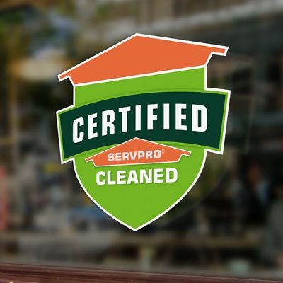 Certified: SERVPRO Cleaned