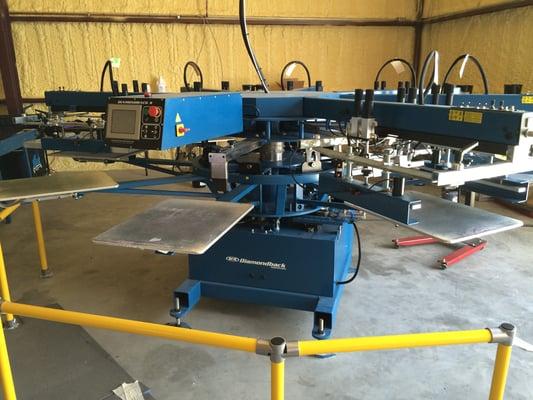 We have a 6 color press capable of a high turn around times for any size order.