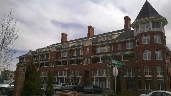 Poet Lofts prior to work beginning.