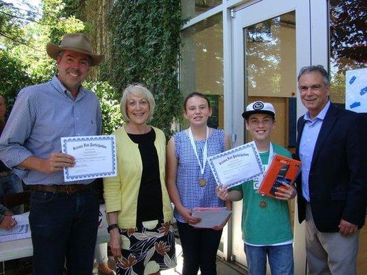 2017 Napa County Science Fair award winners