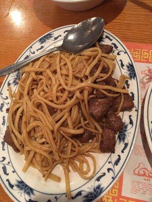 Beef Lo Mein no veggies