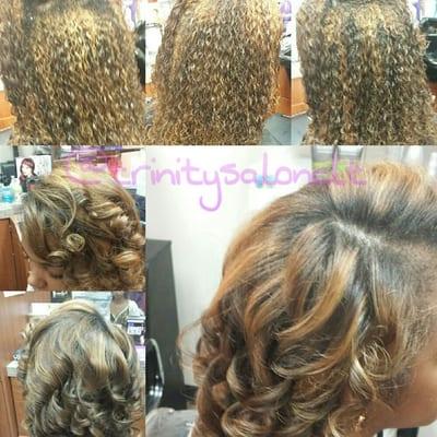 Hair Painting on Relaxer Free Hair