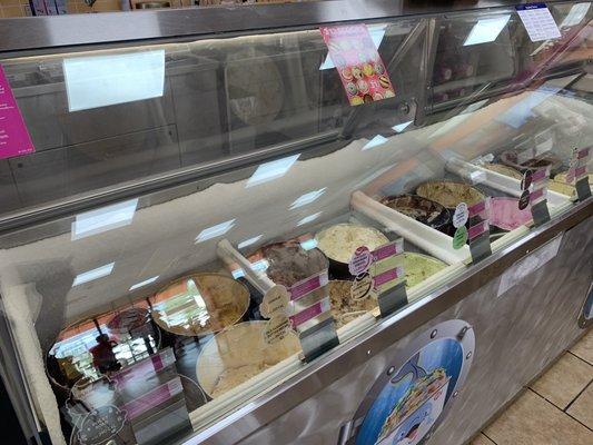 Ice cream selection