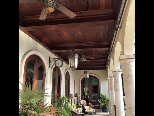 Staining, and refinishing services