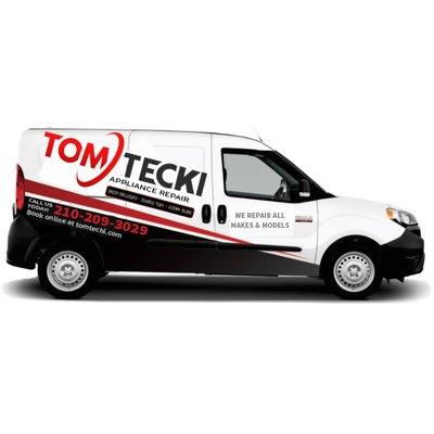 Our Tomtecki Appliance Repair business van.