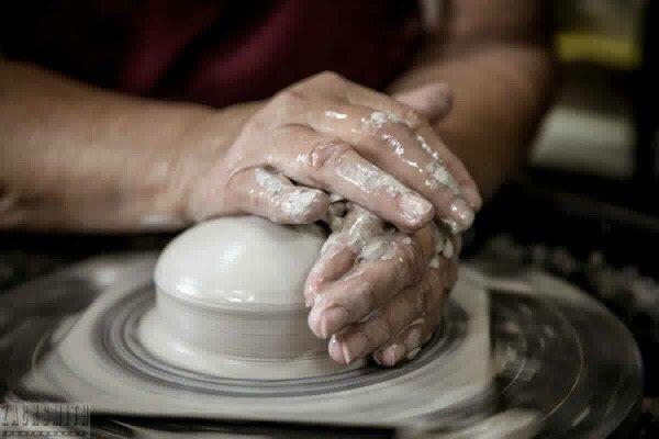 Handmade Pottery In The Farmers Market