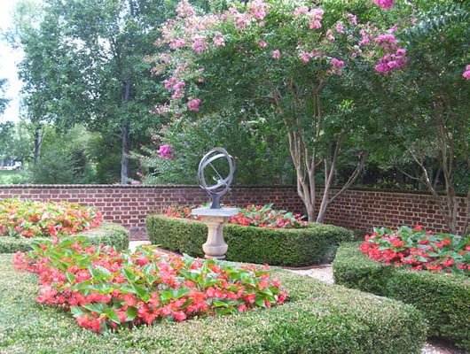 Formal Flower Garden in Potomac, Maryland