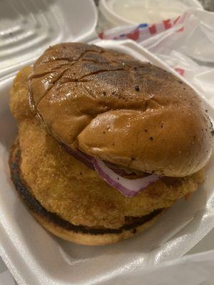 Cajun Catfish Burger