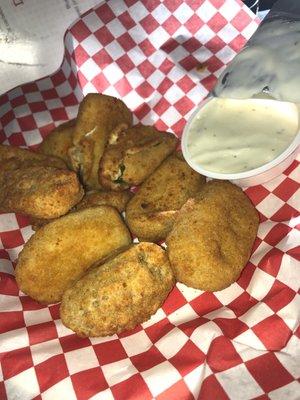 Big stuffed and yummy "Jalapeño Poppers!!!