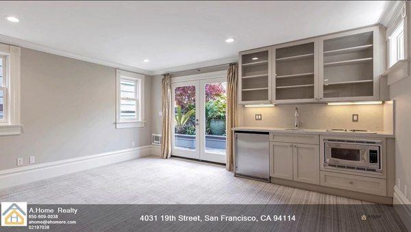 4031 19th St, Unit B, San Francisco, CA 94114
Listed by A.Home Realty