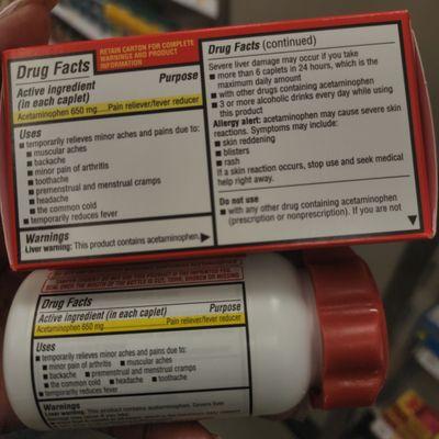 Same Drug. Same ingredients. Same count. Same brand. One has a box, it costs $4. more. TargetBrand.