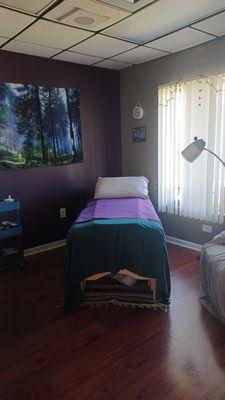 Our private treatment room is available for sliding scale of $50-$70 by request.