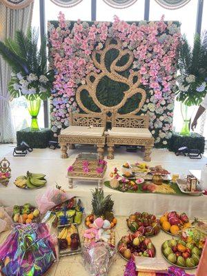 Ganesh backdrop for Indian Baby Shower