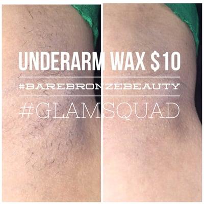 Under arm wax