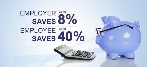 With Core Documents' tax-free employee benefit plan documents employers save 8% and employees save up to 40% of insurance premium cost by el