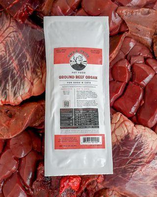 Ground Beef Organ Blend for Dogs and Cats