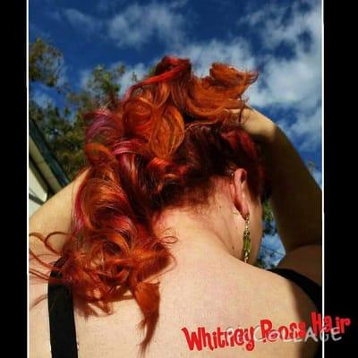 Cut & fiery red by Whitney Ross