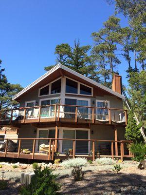 Added both decks to this house and the siding is in progress. The "greenish" color is the new siding.