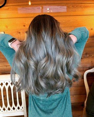 silver and brown color