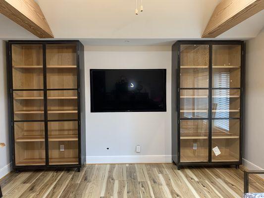 Hickory Display Cabinets