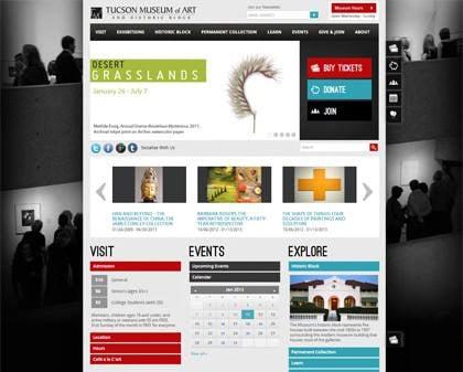 Tucson Museum of Art Website Design