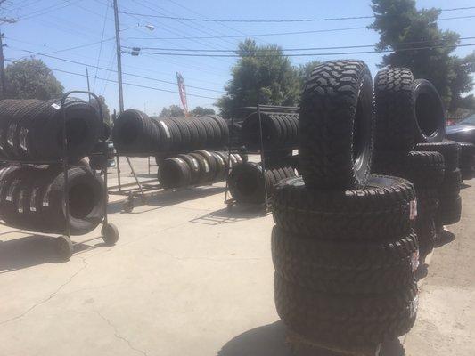 Their selection of new and used tires