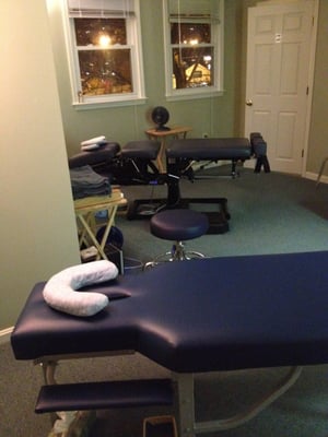 Treatment Room 1 in our newly expanded suite. Relax and be comfortable!